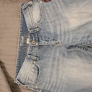 Silver women's jeans